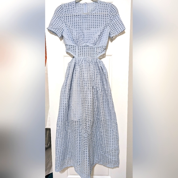 Self-Portrait Dresses & Skirts - Self-Portrait Broderie Anglaise Midi-Dress
